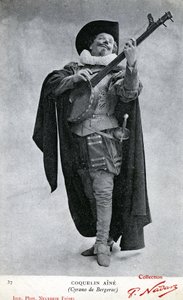 Constant Poppy aka Coquelin aîné photographed in the costume of Cyrano de Bergerac