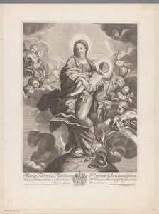 Mary with Child on Globe