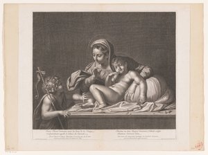 Mary with Sleeping Christ Silencing John the Baptist