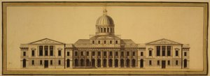 Design for U.S. Capitol by Etienne Sulpice Hallet