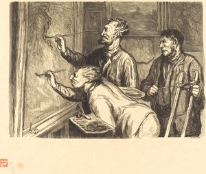 Exhibition of Painting of 1868 - The Last Brushstroke