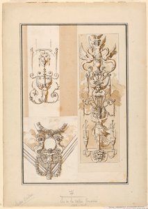 Design for Ornamental Arabesque Motifs