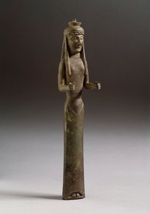 Figure of Offeror. Bronze sculpture, Italy 550 BC. Florence, Museo Archeologico