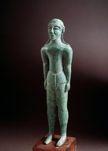Bronze Kouros Sculpture from Castello