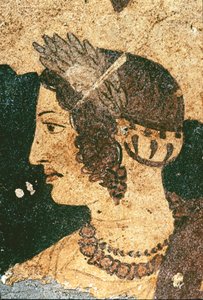 Portrait of Velia Spurinna (detail) by Etruscan