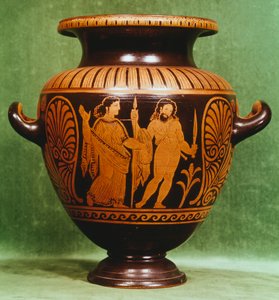 Stamnos, Red-Figure Pottery from Vulci