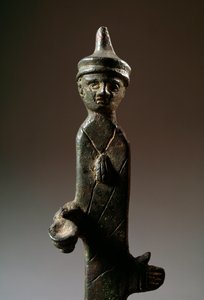 Haruspice, bronze sculpture, 3rd century BC