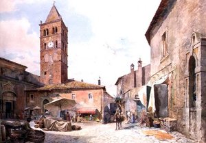 View of the Piazza dell