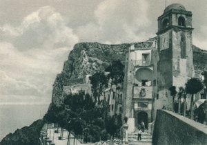 Church on the Shore, Capri, Italy, 1927 by Eugen Poppel