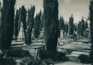 Part of the cemetery, Palermo, Sicily, Italy, 1927