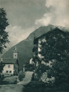 Road to Tyrol Castle, Merano, South Tyrol, Italy