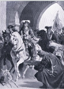 The Austrians entering Belgrade, illustration from Landmarks in European History by Eugen von Blaas
