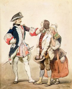 A Soldier with Peasants