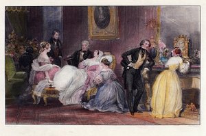 The Convalescence, Scene from In Summer in Paris by Jules Janin by Eugene Louis Lami