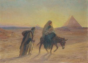 Tent In The Desert The Prayer Detail Tapestry by Eugene Alexis Girardet -  Bridgeman Prints