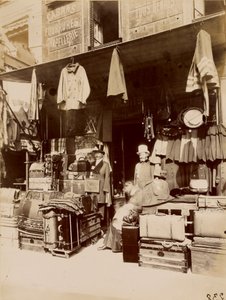 Shop - Rue du Petit Thomas by Eugène Atget