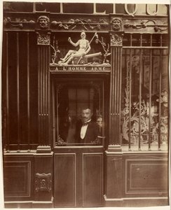 Café, 25, rue des Blancs-Manteaux by Eugène Atget