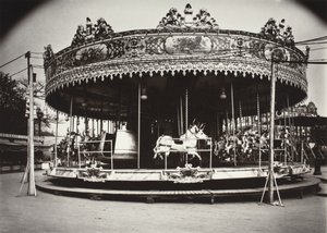 Carousel by Eugène Atget