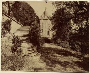 Courbevoie, Old Chateau Known as the Belle Gabrielle by Eugène Atget
