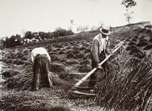 Reapers, Somme by Eugène Atget