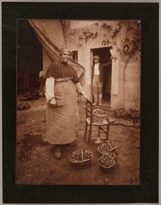 Woman from Verrières by Eugène Atget