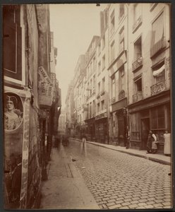 The Houses of Grenier St. Lazare Street 4, 6, 8 by Eugène Atget
