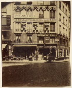 House, Place du Caire 2 (Building, Place du Caire) by Eugène Atget