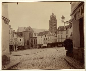 Pontoise, Place du Grand Martroy by Eugène Atget