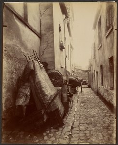 A Corner of the Golden City, Boulevard de la Gare by Eugène Atget