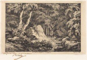 The Ravine at Auvergne by Eugene Bléry