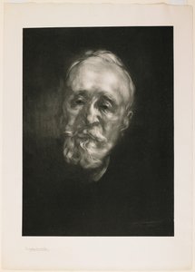 Puvis de Chavannes (Second Plate) by Eugène Carrière