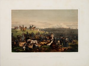 September 20, 1854. Retreat of the Russian Army after the Battle of the Alma, 1855 by Eugene Charles Francois Guerard
