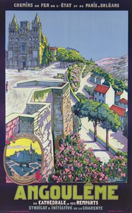 Poster Advertising Angouleme by Eugene Charles Paul Vavasseur