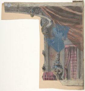 Design for a Stage Set at the Opéra, Paris, 1828-90