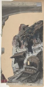 Design for a Stage Set at the Opera, Paris, 1830-90