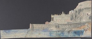 Design for a Stage Set at the Opéra, Paris, 1830-90