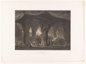 Theater Set with Catacombs (Les Catacombes) (Theater Sets series) by Eugene Ciceri