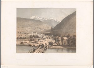 View of Brig on the Rhône