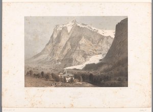 View of Grindelwald by Eugene Ciceri