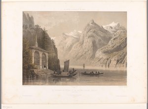 View of the Tell Chapel at Lake Lucerne (Views in Switzerland, Savoy, and Tyrol) (La Suisse, la Savoie et le Tyrol) (series title)