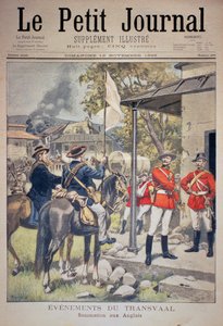 Events in the Transvaal: Summons to the English, Front Cover of Le Petit Journal, 12 November 1899