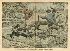 Illustration of Eugene Damblans in Le Pelerin by Eugene Damblans