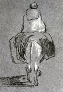 Berber on a Donkey by Eugène Fromentin