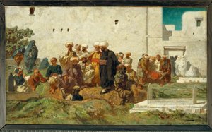 A Moorish Funeral by Eugène Fromentin