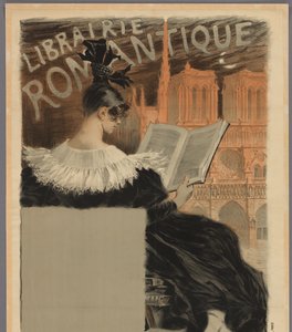Poster for the Librairie Romantique by Eugene Grasset