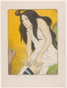 Morphine Addicted Woman by Eugene Grasset