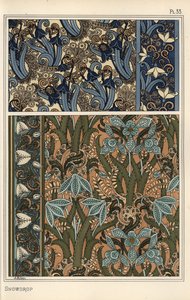 Snowdrop, Galanthus Nivalis, as Design Motif in Wallpaper, Borders and Fabrics