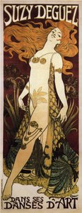 Suzy Deguez, 1905 by Eugene Grasset