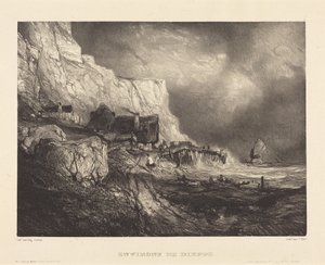 Environs of Dieppe by Eugene Isabey
