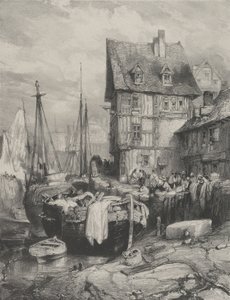 Interior of a Port by Eugene Isabey